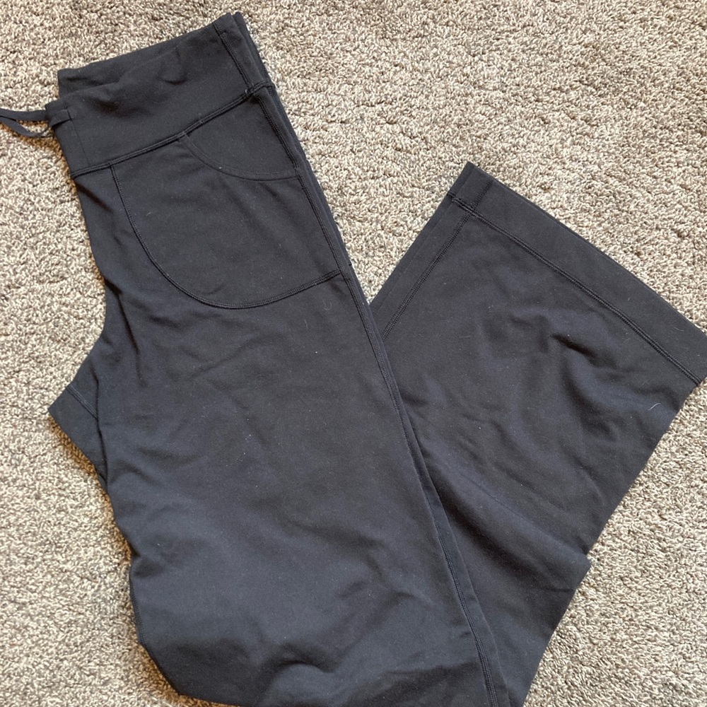lululemon athletica Black Wide Leg Pants